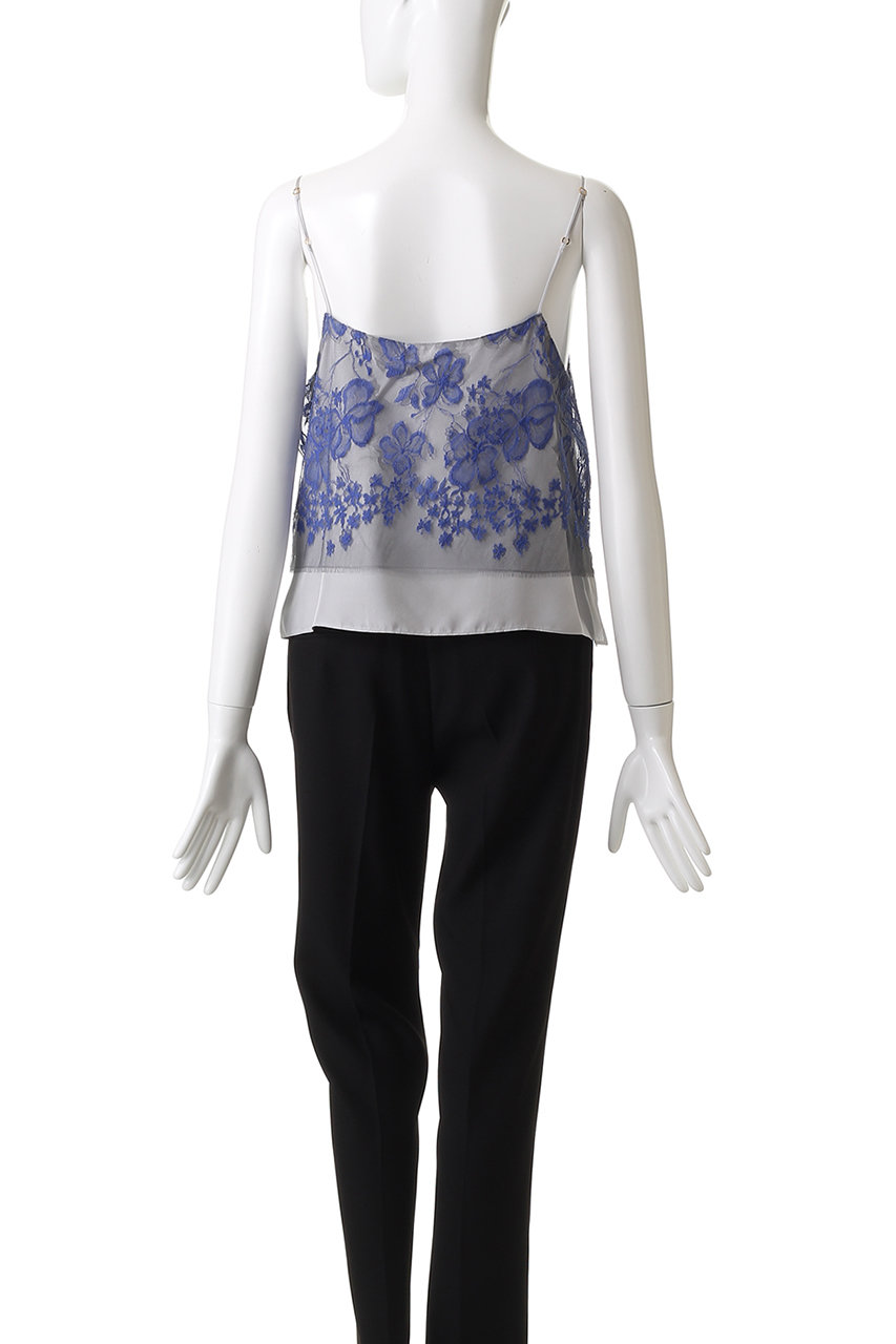 ebure(エブール)｜ブルーフラワーレース キャミソール/ブルー の通販