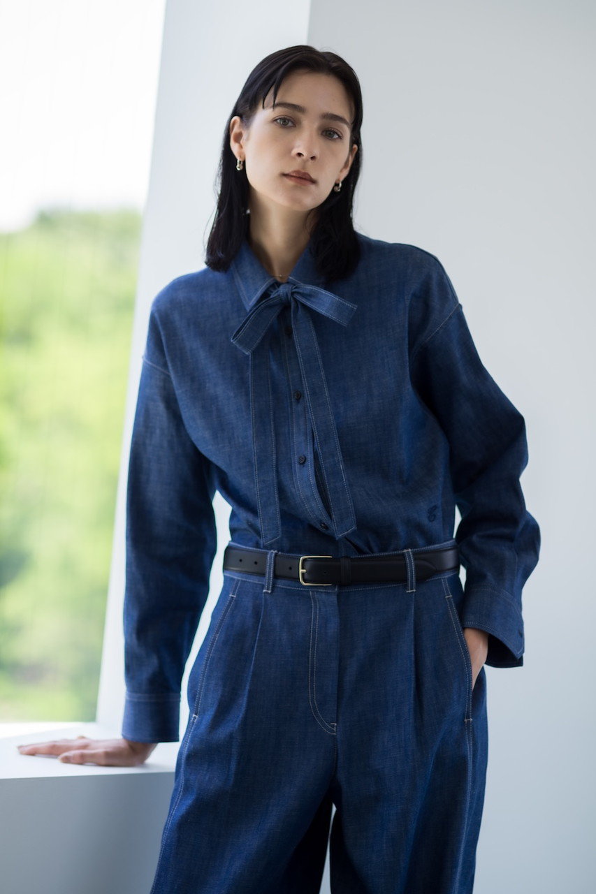 ebure 11.5オンスデニム ebure(エブール)｜ライトオンスデニム 5ポケットパンツ/ブルー の通販