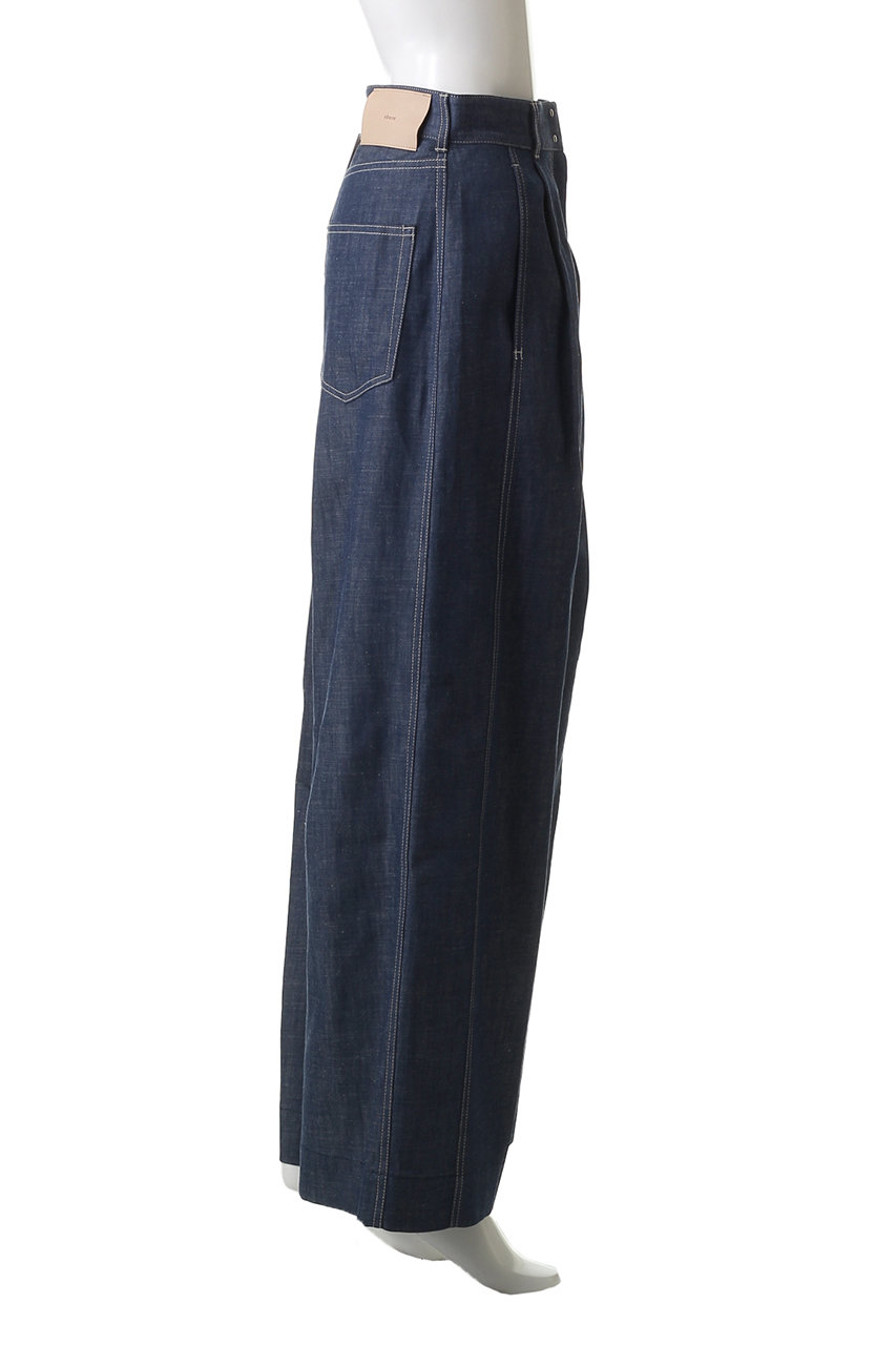 ebure(エブール)｜ライトオンスデニム 5ポケットパンツ/ブルー の通販