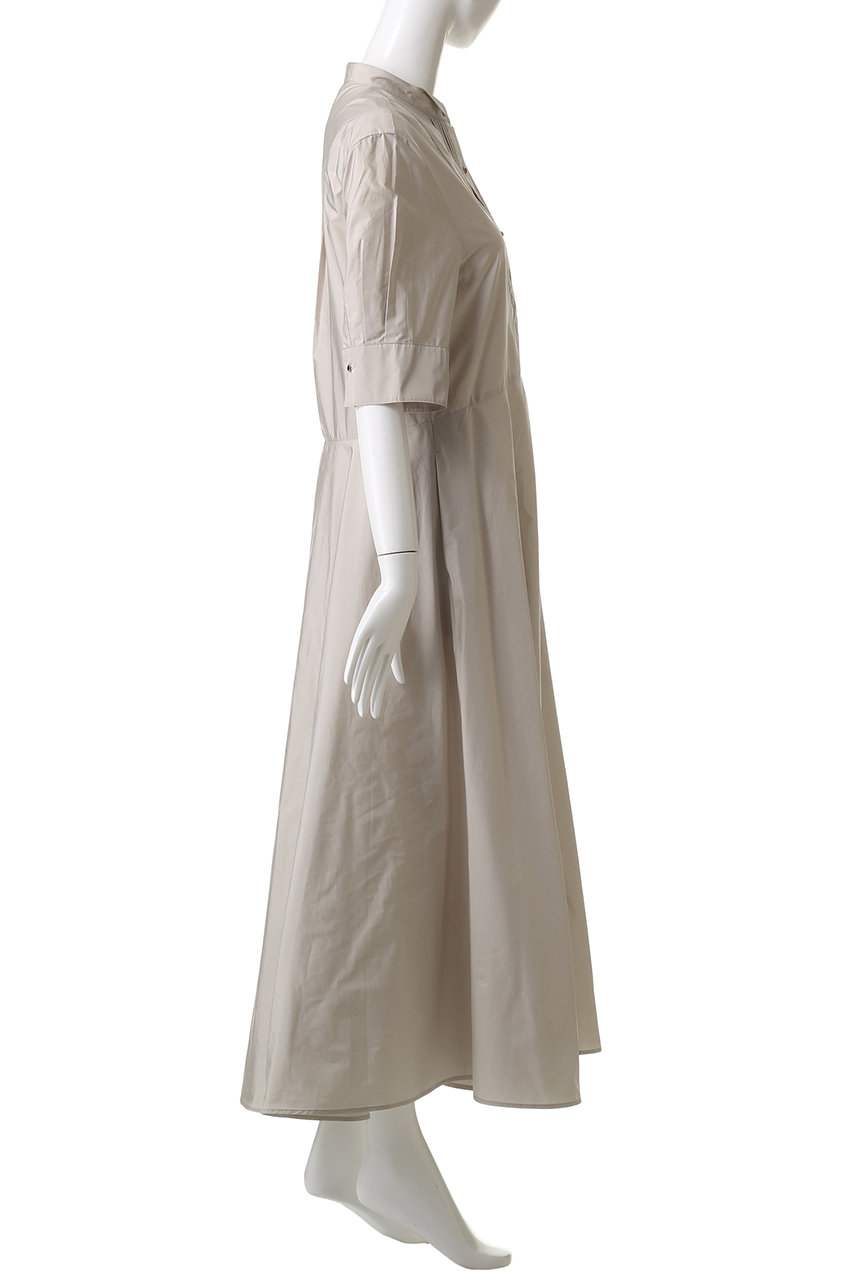 ebure エブール マイクロタフタ ハーフスリーブワンピース ebure(エブール)｜マイクロタフタ ハーフスリーブワンピース