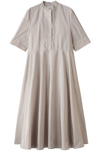 ebure(エブール)｜マイクロタフタ イージーギャザースカート/ダーク