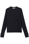 【予約販売】ソフトシアージャージ クルーネックカットソー エブール/ebure ネイビー