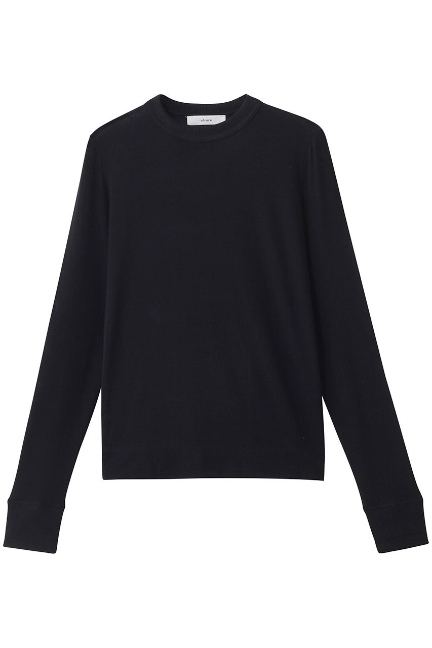 ebure(エブール)|ソフトシアージャージ クルーネックカットソー ebure(エブール)|ソフトシアージャージ クルーネックカットソー