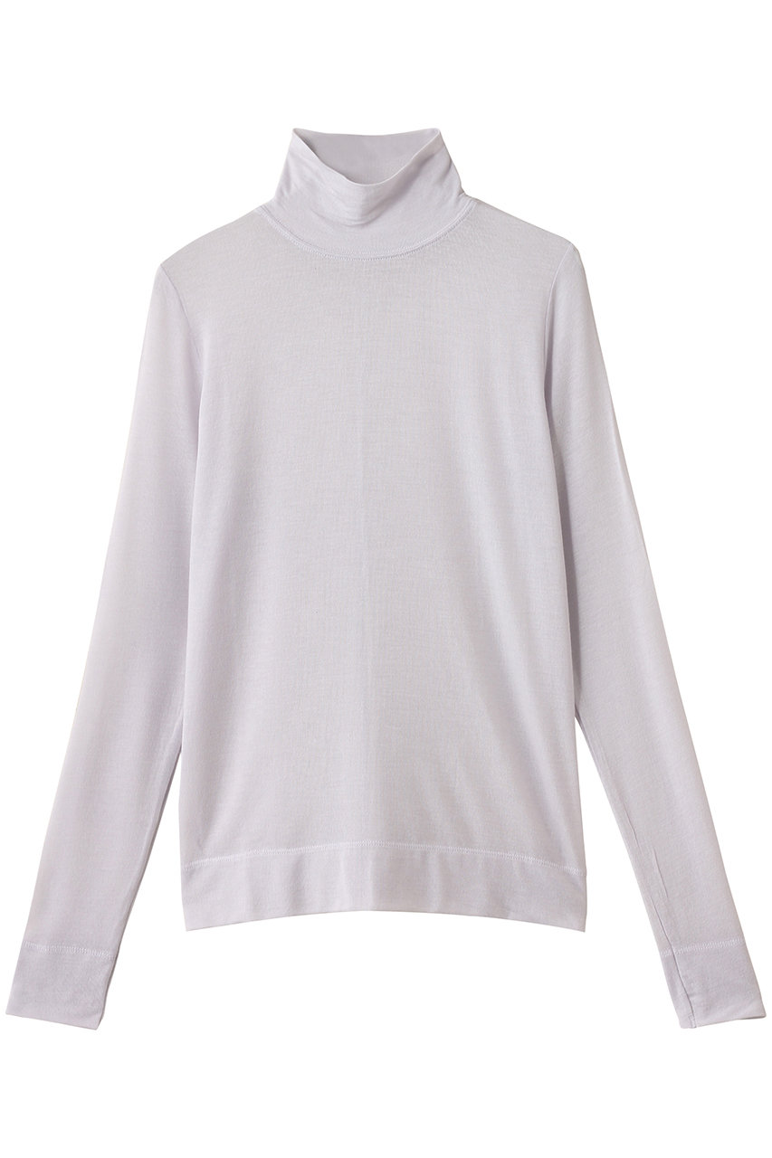 ソフトシアージャージ ハイネックカットソー