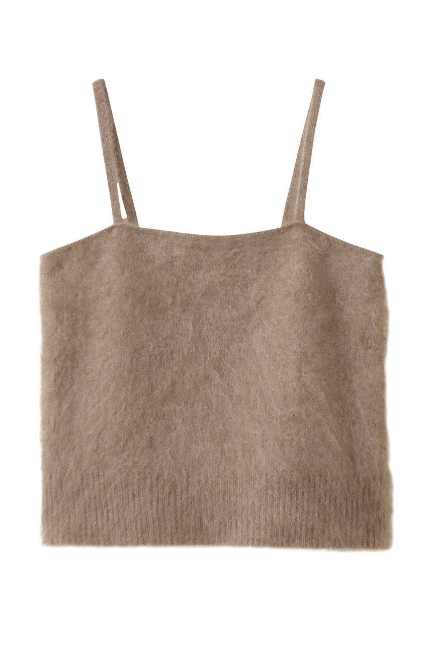 ebure カシミアファーニット キャミソール (ベージュ, 38) エブール ELLE SHOP ebure カシミアファーニット キャミソール (ベージュ, 38) エブール ELLE SHOP