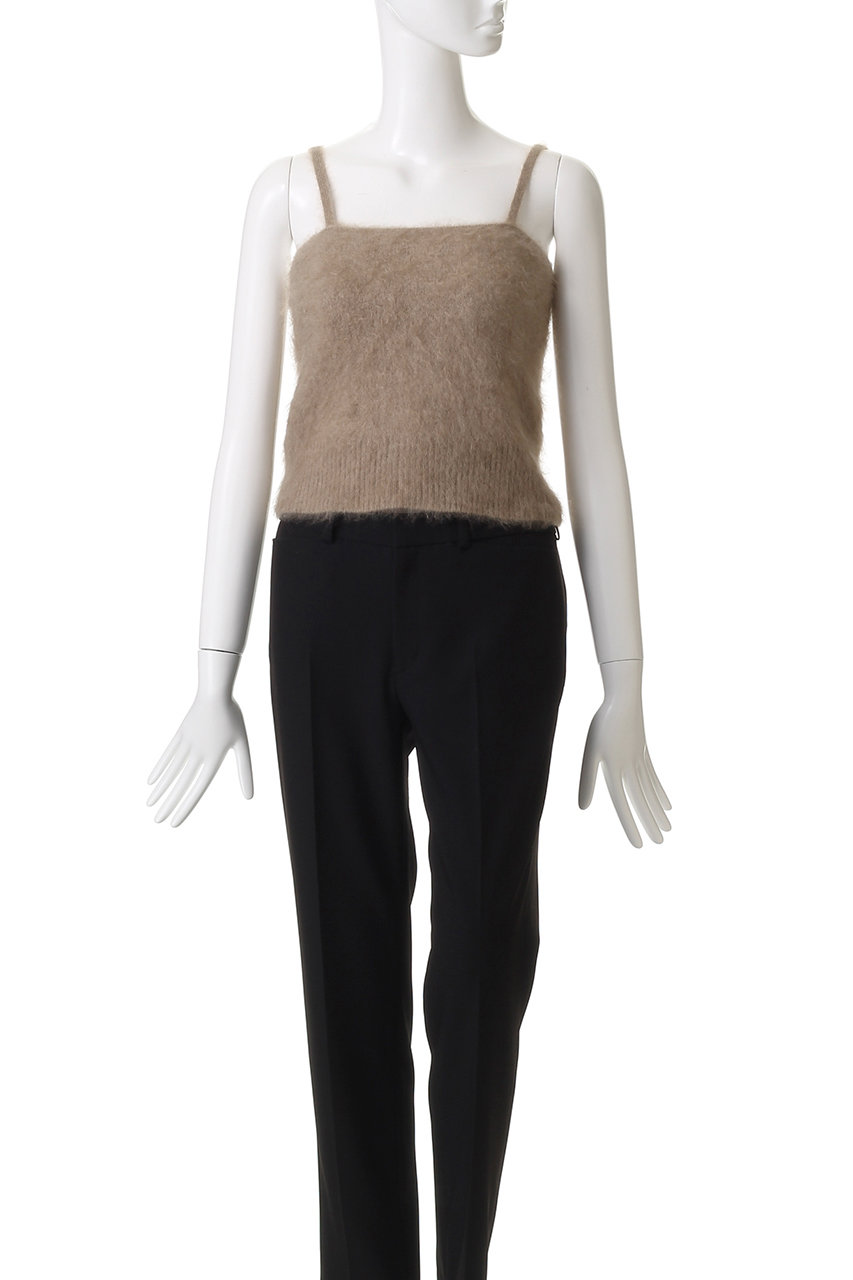 ebure(エブール)｜カシミアファーニット キャミソール/ベージュ