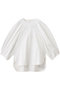 【店舗限定】ハイパワーコットン ボリュームブラウス エブール/ebure ホワイト