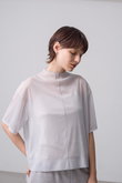 【店舗限定】シアーストレッチ ボックスシルエットTブラウス