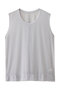 【店舗限定】シアーストレッチ タンクトップブラウス エブール/ebure ライトグレー