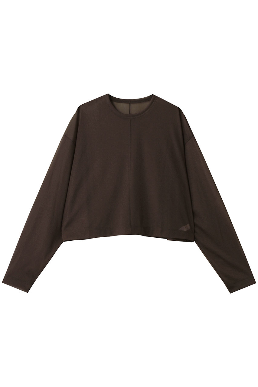 【店舗限定】シアーストレッチ クルーネックショートプルオーバー