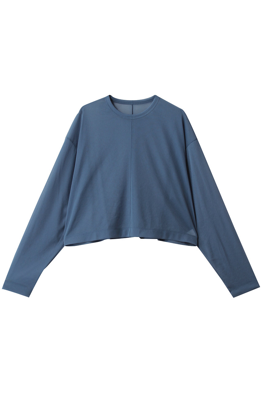 【店舗限定】シアーストレッチ クルーネックショートプルオーバー