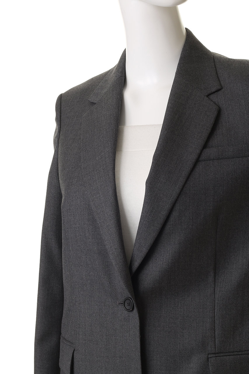 ebure(エブール)｜ソフトギャバジン 2釦シングルジャケット