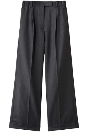 専用！エブール　パンツ36 ebure 良品 24SS エブール リネン タックワイドパンツ サイズ36