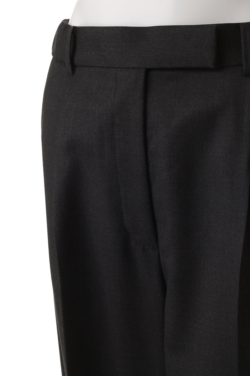 ebure(エブール)｜ソフトギャバジン ワイドパンツ/グレー の通販