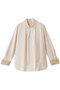 パウダリーシルク オーガンジーディテールブラウス エブール/ebure アイボリー