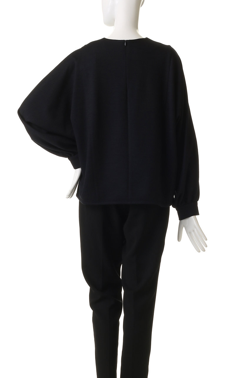 ebure(エブール)｜ソフトウールモクロディ クルーネックプルオーバー