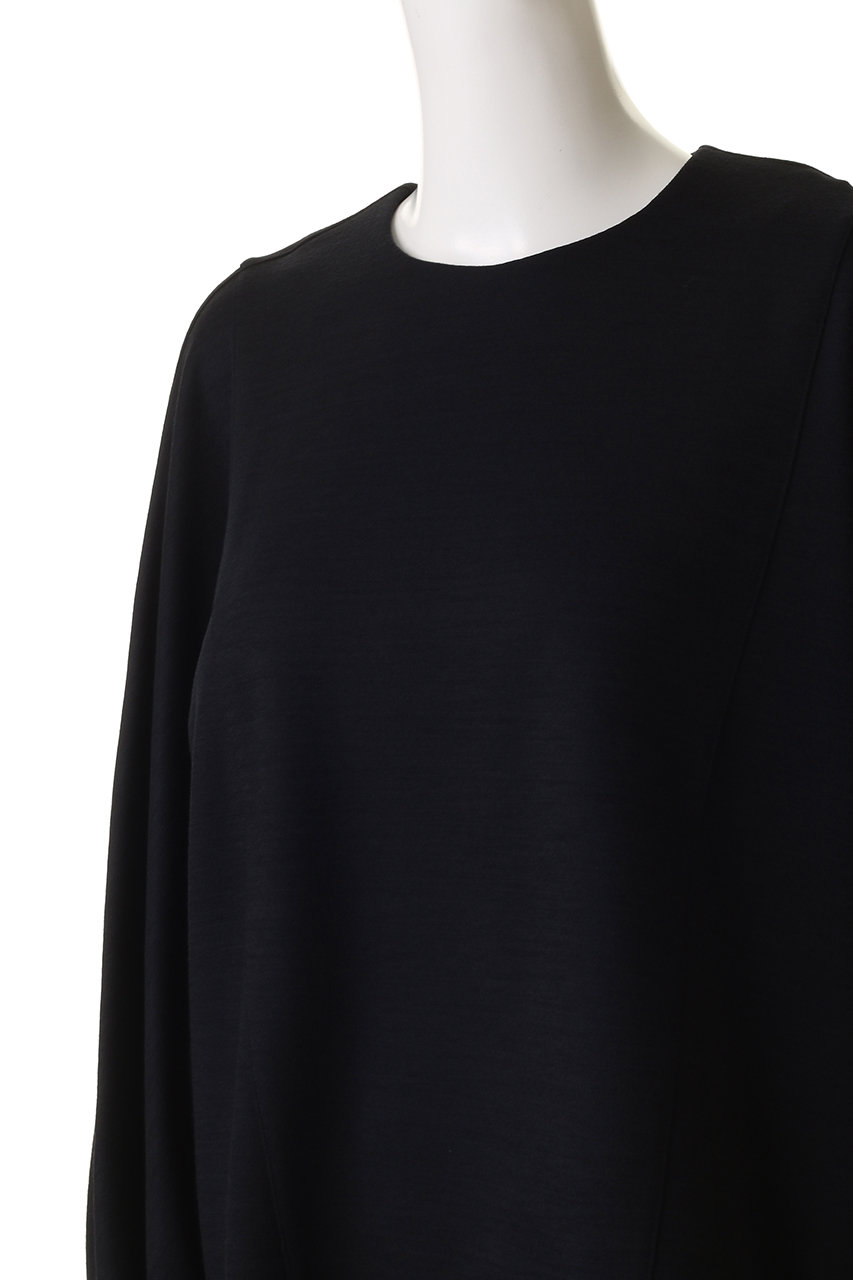 ebure(エブール)｜ソフトウールモクロディ クルーネックプルオーバー