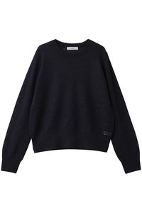 ebure(エブール)｜アイレットポイントニット 襟付カーディガン