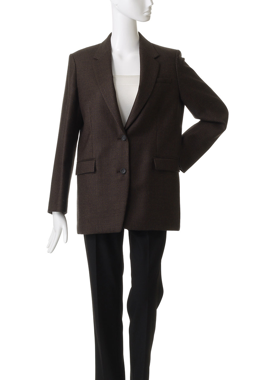 ebure ジャケット　38 ebure(エブール)｜ハウンドトゥース 2釦シングルジャケット