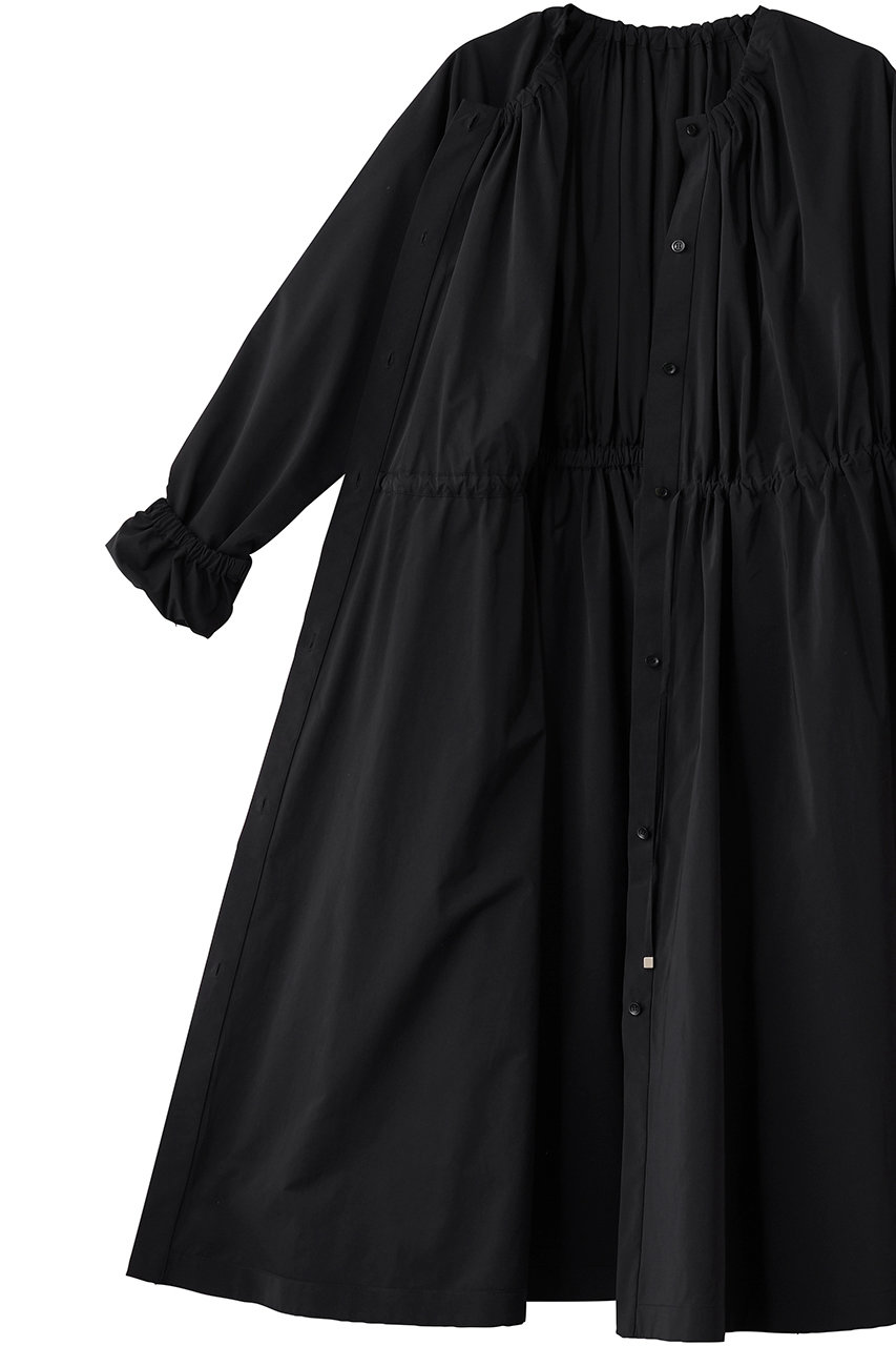 【未使用タグ付】ebure ダブルジョーゼット ベルトマークワンピース ebure(エブール)｜【店舗限定】ハイカウントライトタフタ