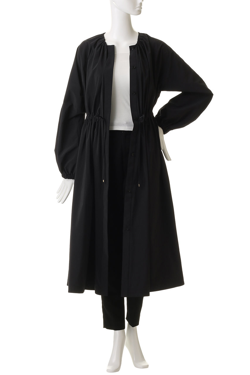 【未使用タグ付】ebure ダブルジョーゼット ベルトマークワンピース ebure(エブール)｜【店舗限定】ハイカウントライトタフタ