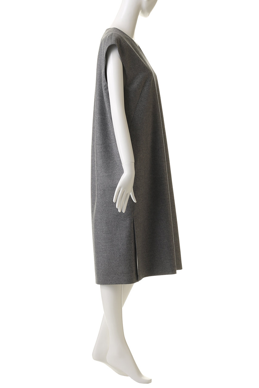 エブール ワンピース ノースリーブ ebure 【美品】M ebure(エブール)｜シックフラワーオーガンジー ノースリーブワンピース