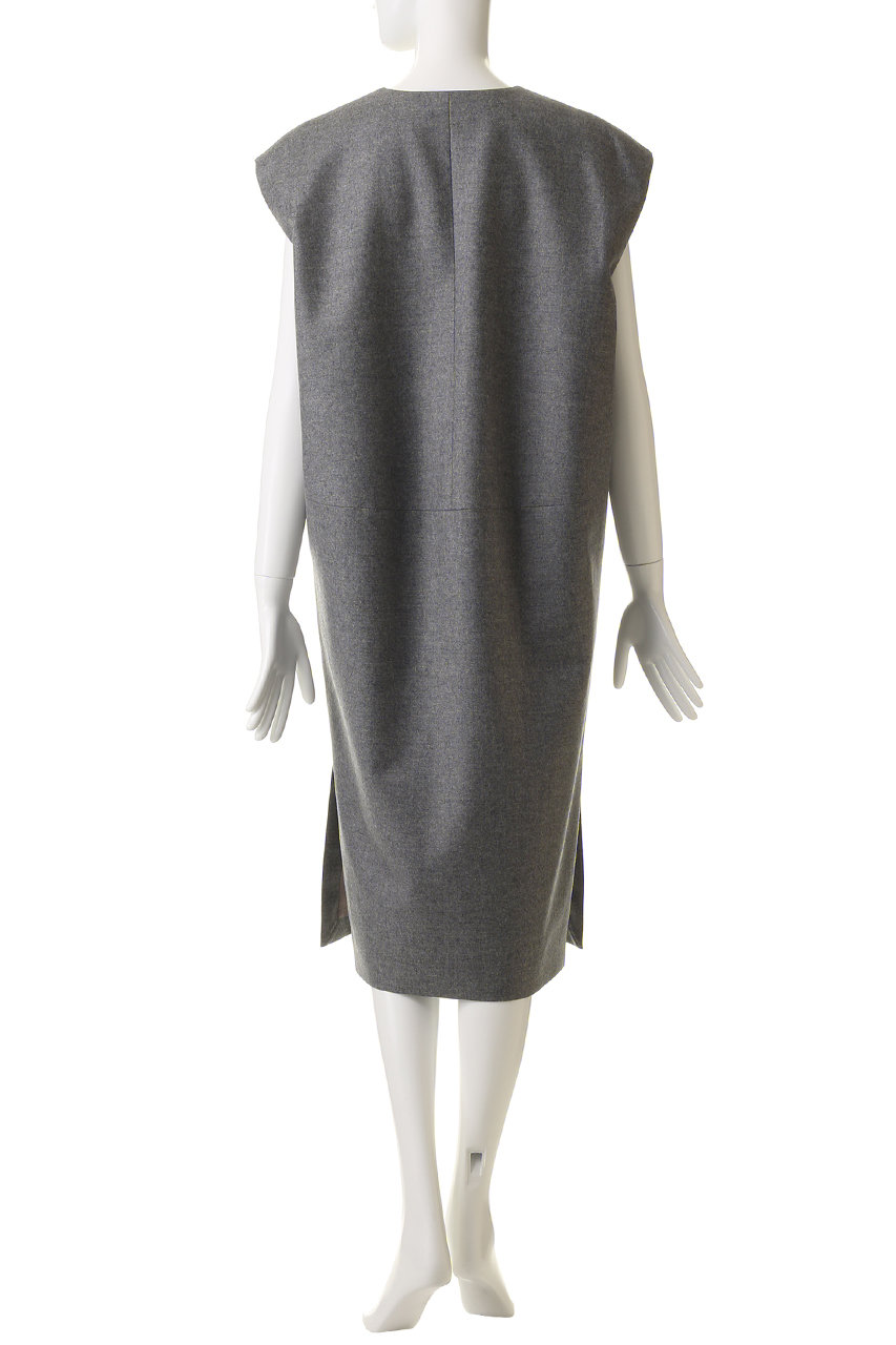 ebure(エブール)｜【店舗限定】ソフトフラノ ノースリーブワンピース