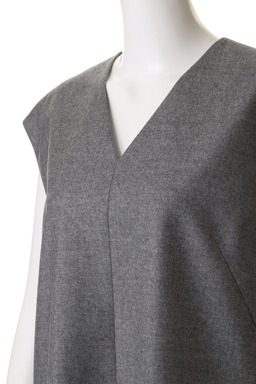 ebure （エブール）シープスキン ノースリーブワンピース ebure(エブール)｜【店舗限定】ソフトフラノ ノースリーブワンピース