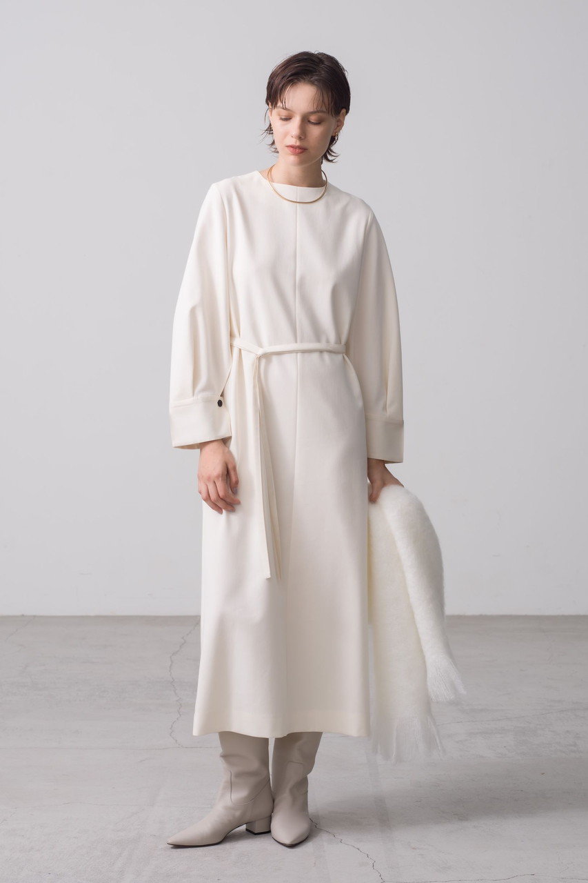 ebure(エブール)｜【店舗限定】ボイルダブルクロス Iラインワンピース