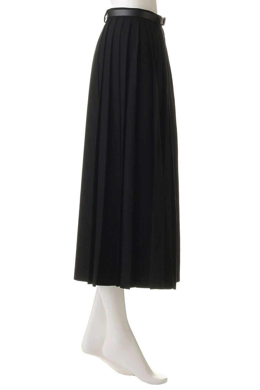 ebure(エブール)｜ウールポプリン サイドプリーツラップライク