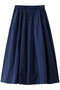 マイクロタフタ イージーギャザースカート エブール/ebure ダークブルー