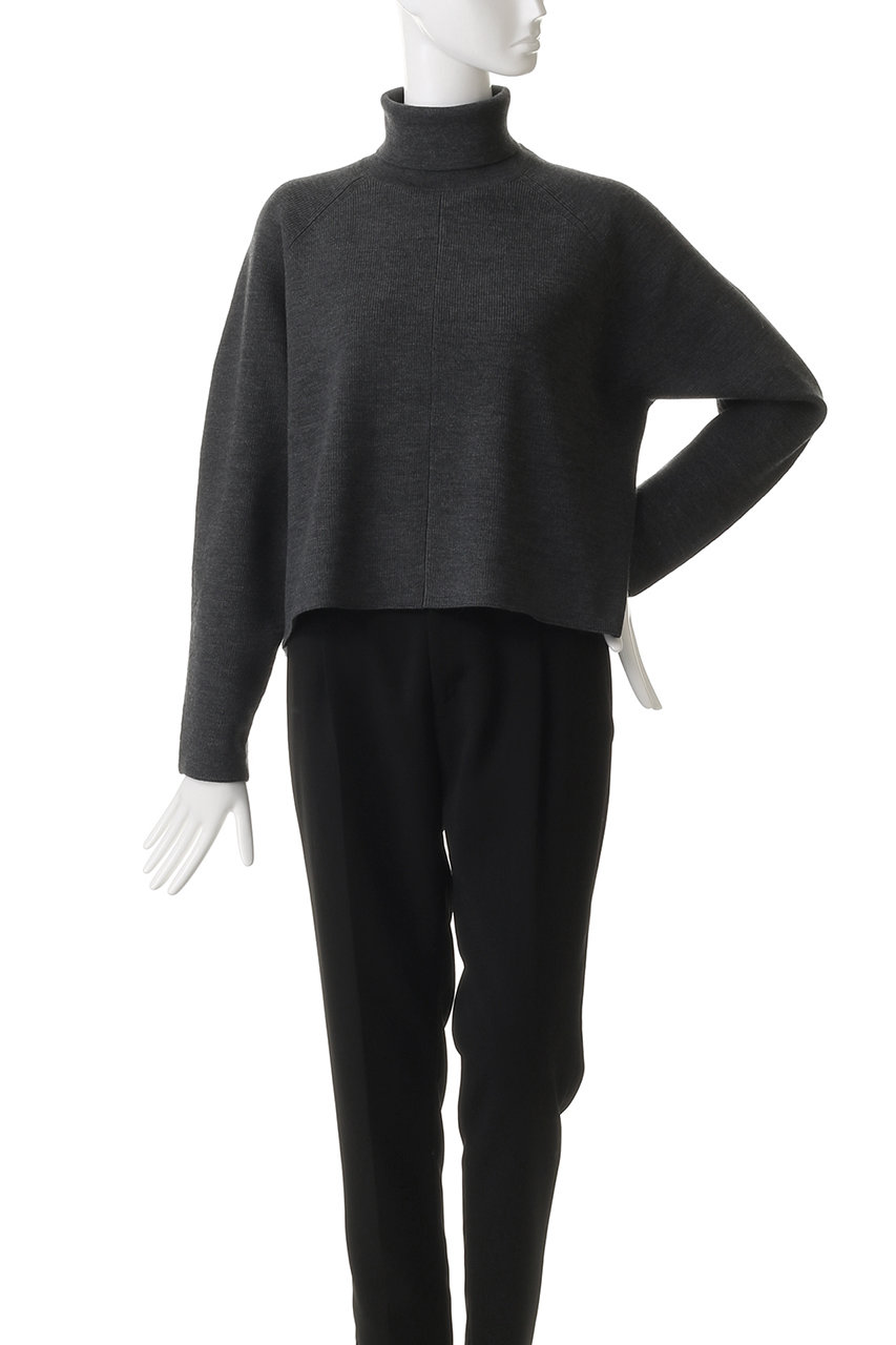 美品✨ebure 　エブール　フォックス 　シルク　タートル　ニット　セーター 美品✨ebure エブール フォックス シルク タートル ニット セーター