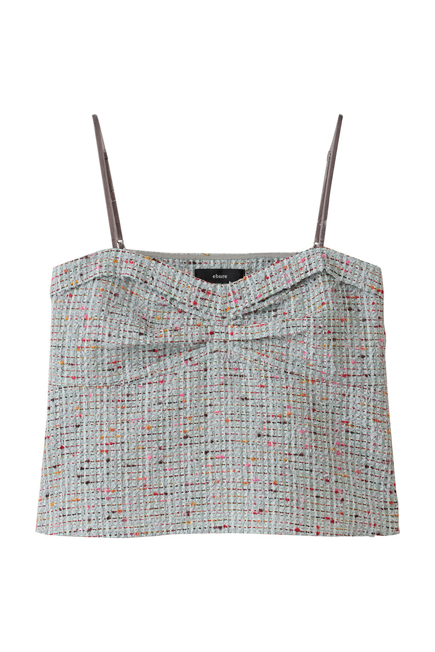 エブール/ebureのカラースラブシアー キャミソール(ライトグリーン/4210700755/25FWBL22)