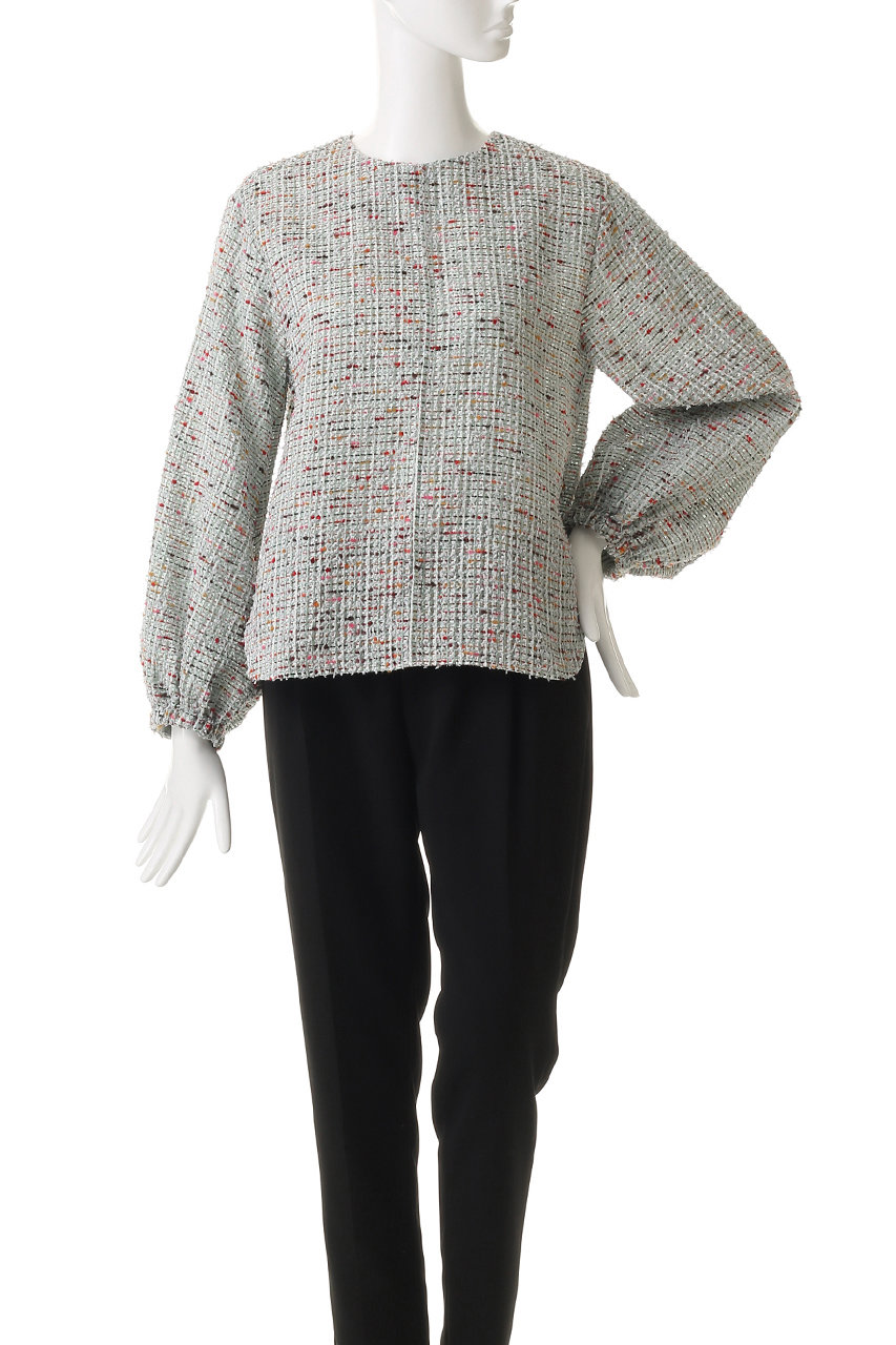 ebure(エブール)カラースラブシアー プルオーバーブラウス ebure(エブール)｜カラースラブシアー プルオーバーブラウス/ライト