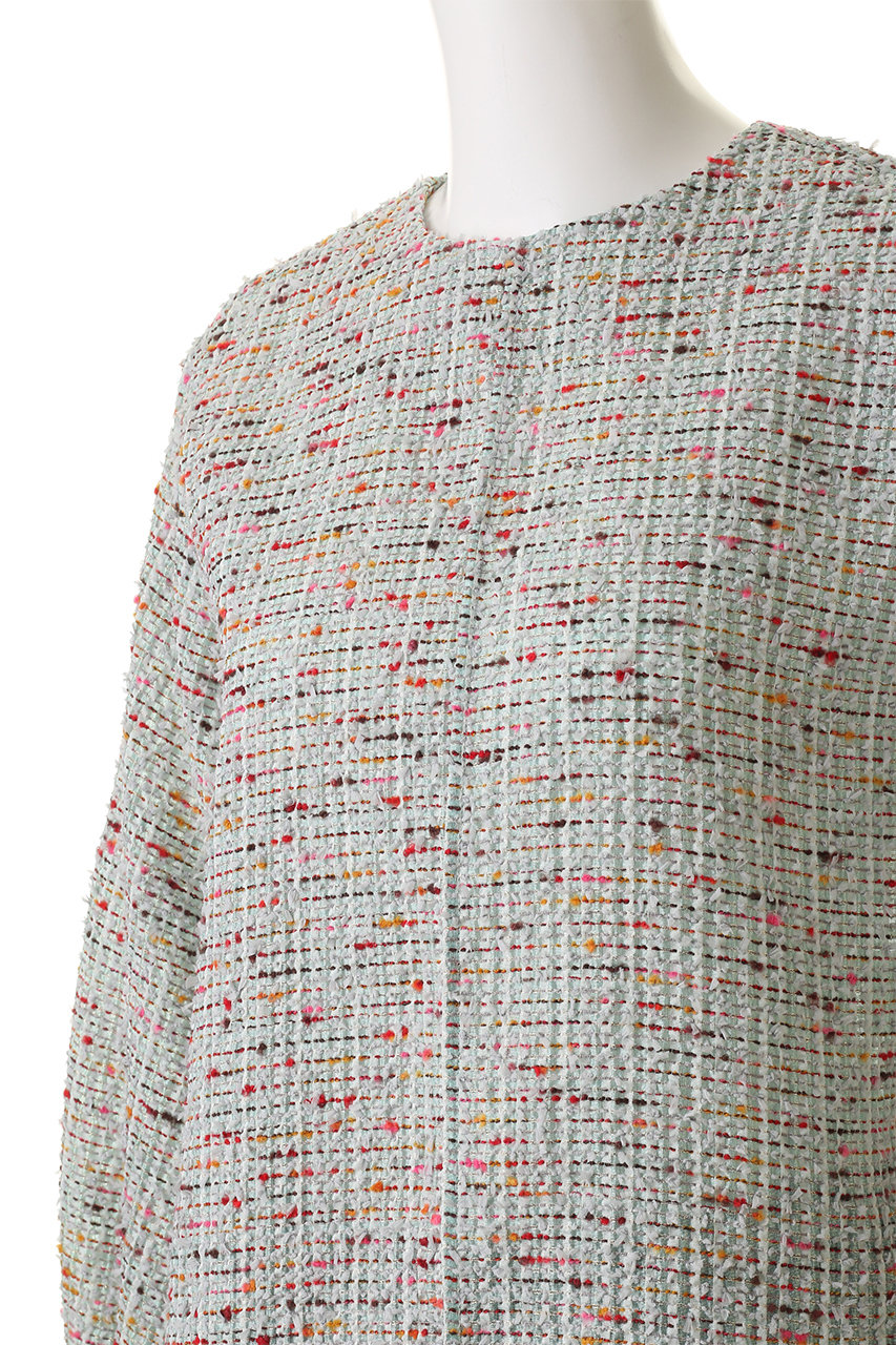 ebure(エブール)｜カラースラブシアー プルオーバーブラウス/ライト