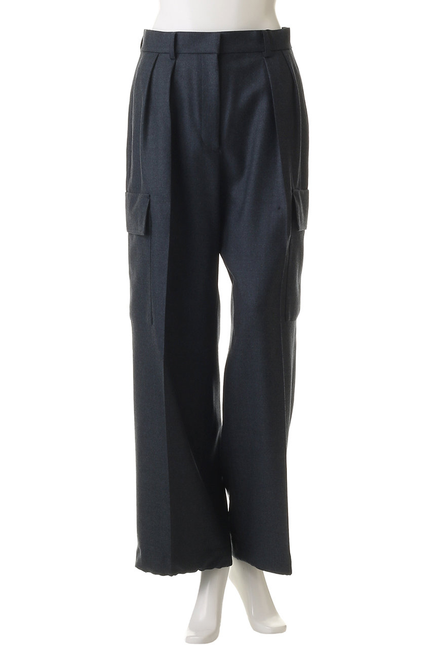 美品✨️ebure ビスウールベルテッドパンツ 36 エブール　ブラック ebure (Women) | 三越伊勢丹オンラインストア・通販【公式】