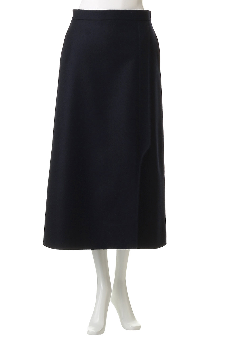 ebure(エブール)｜ライトウールメルトン タイトスカート/アイボリー の