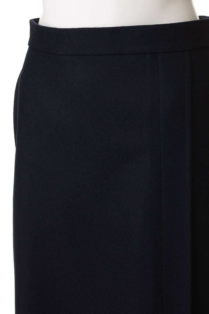 ebure(エブール)｜ライトウールメルトン タイトスカート/アイボリー の