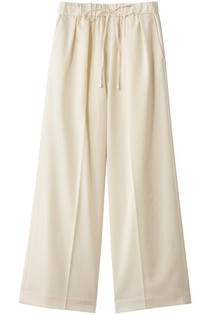 エブール/ebureのウールベネストレッチ イージーワイドパンツ(110600/110601)