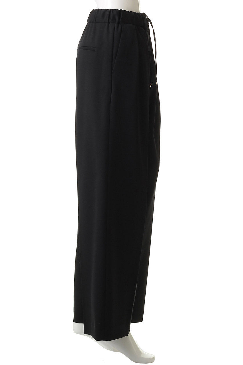 ebure(エブール)｜ウールベネストレッチ イージーワイドパンツ/オフ