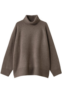 ebure(エブール)｜ウールカシミアミドルゲージ クルーネックニットプル