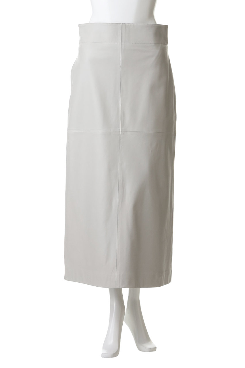 ebure(エブール)｜ソフトレザー ハイウエストタイトスカート/ライト