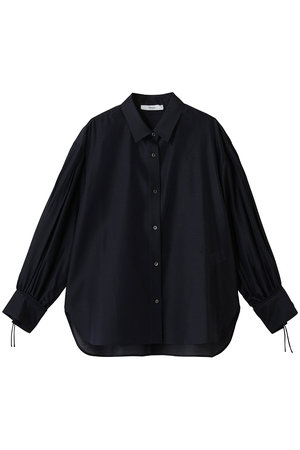 エブール/ebureのライトウールシルク パフスリーブシャツ(110400/110403)