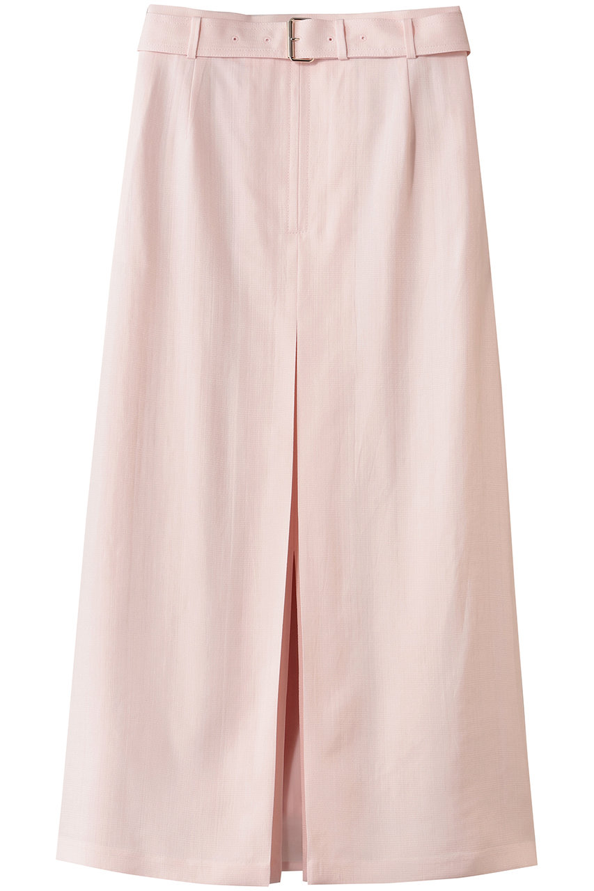 エブール/ebureのビスコースブッチャー ベルテッドスカート(ライトピンク/4310500085/26SSBL01)