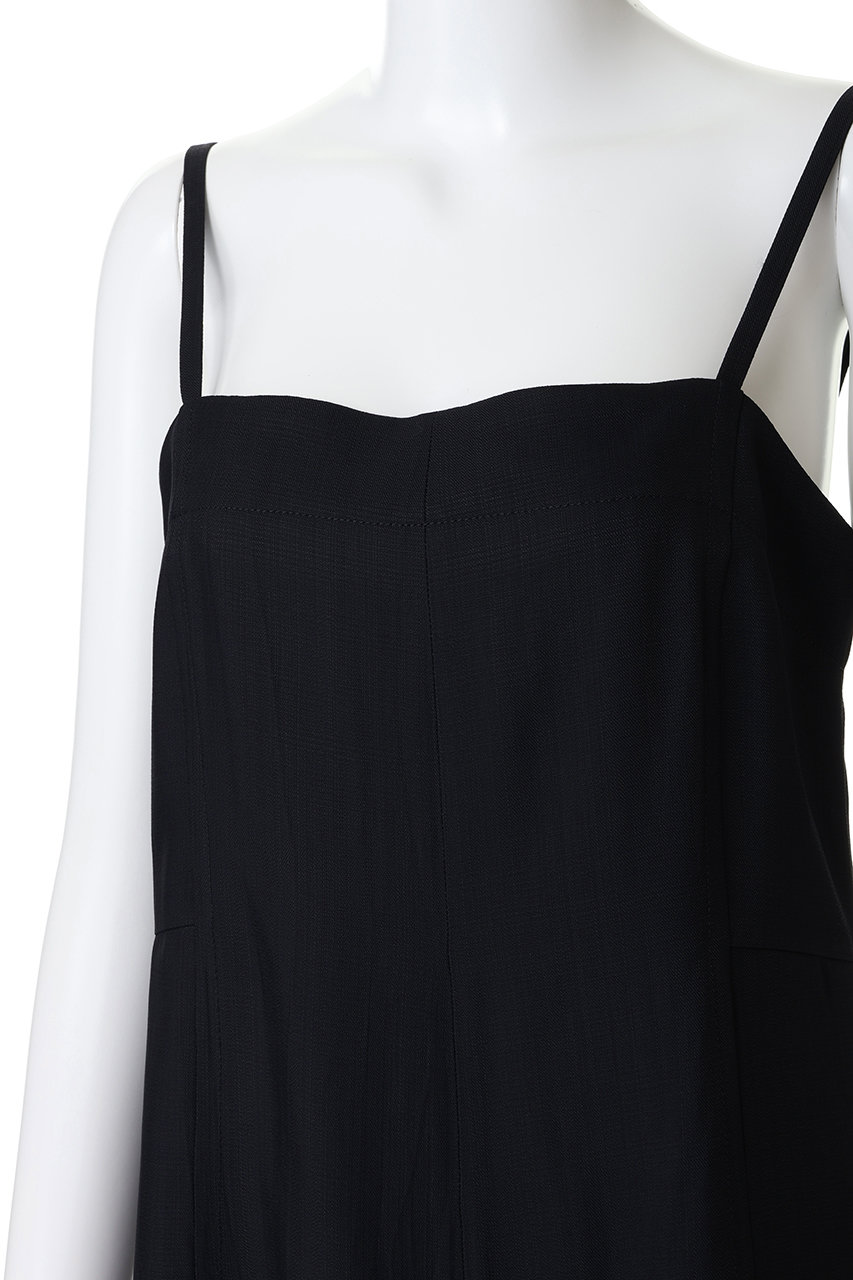 ebure(エブール)｜ビスコースブッチャー サロペット/ネイビー の通販