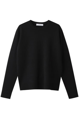 エブール/ebureのハイゲージミラノリブ クルーネックニットプルオーバー(110300/110301)