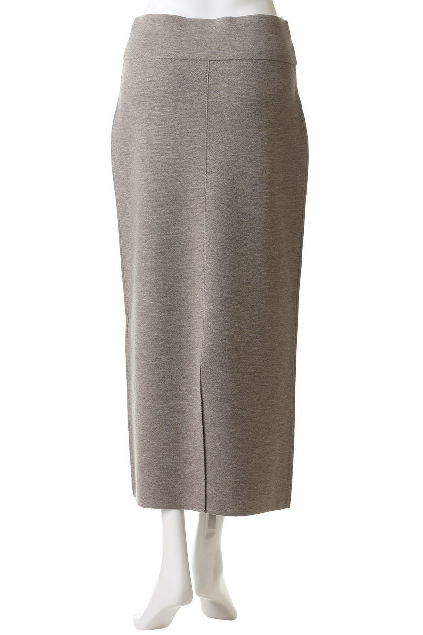 ebure(エブール)｜ハイゲージミラノリブ Iラインニットスカート