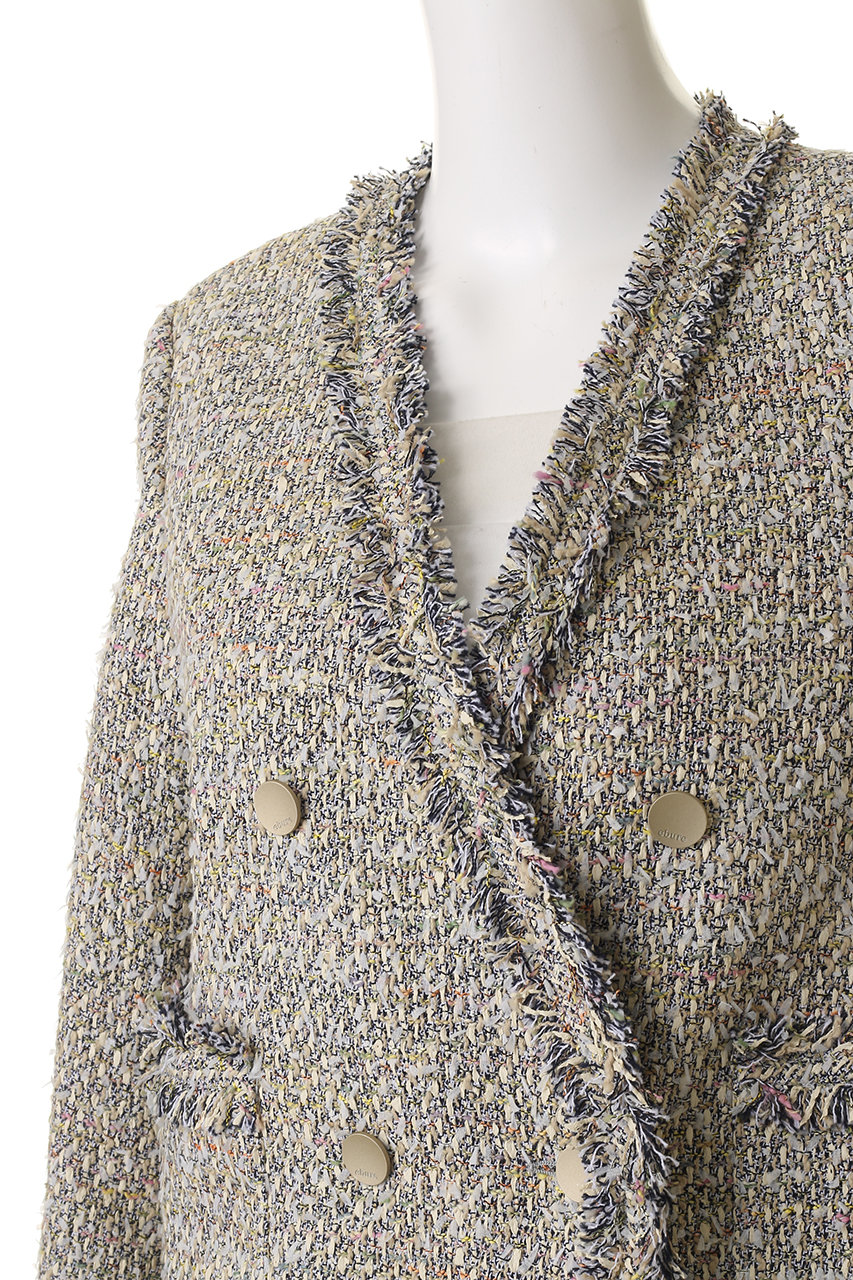 ebure(エブール)｜マルチツィード ダブルブレストジャケット/マルチ の