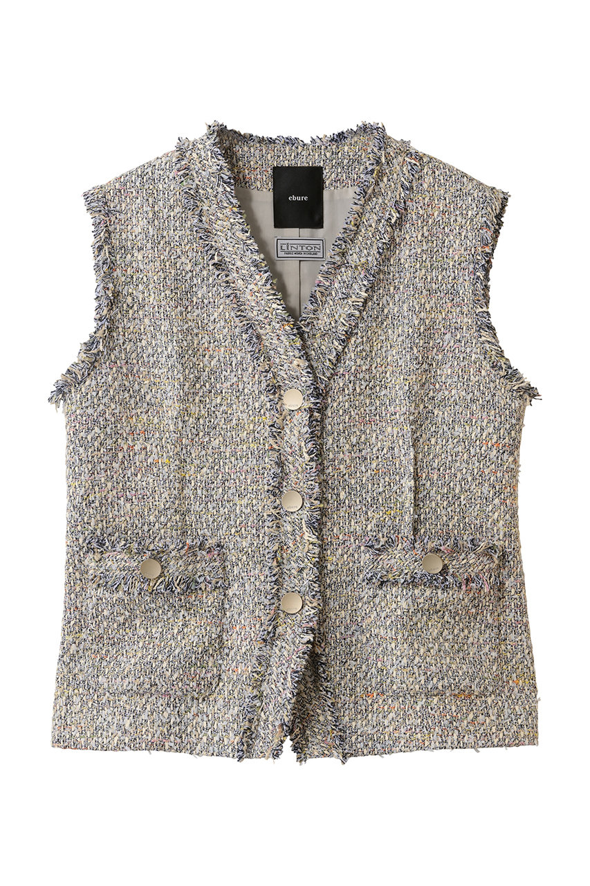 エブール/ebureの【1/16 0:00販売開始】マルチツィード ノーカラージレ(マルチ/4310400080/26SSJK04)