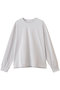 コットンロングスリーブTシャツ エブール/ebure ライトグレー